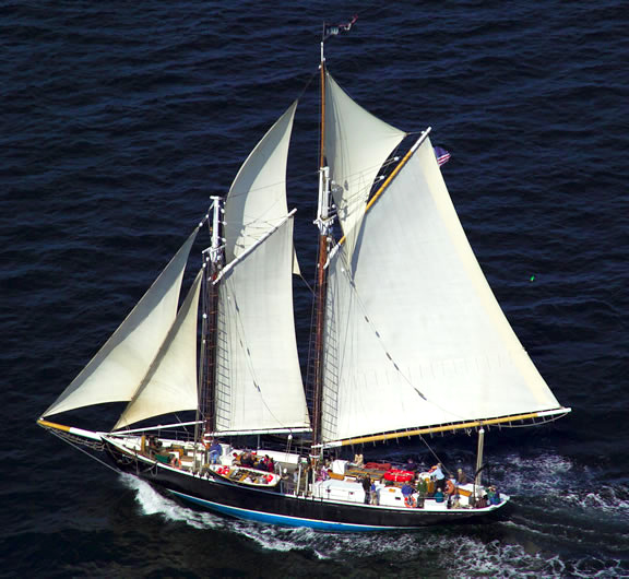 The schooner, Nathanial Bowditch will be in Castine this July 10-12.