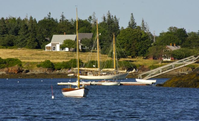 There's not a bad view to enjoy from your cockpit or onshore in Penobscot Bay.