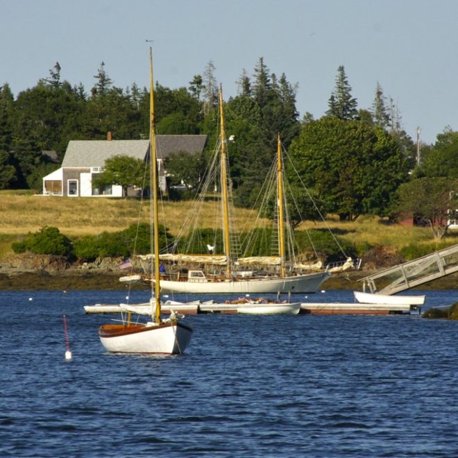 There's not a bad view to enjoy from your cockpit or onshore in Penobscot Bay.
