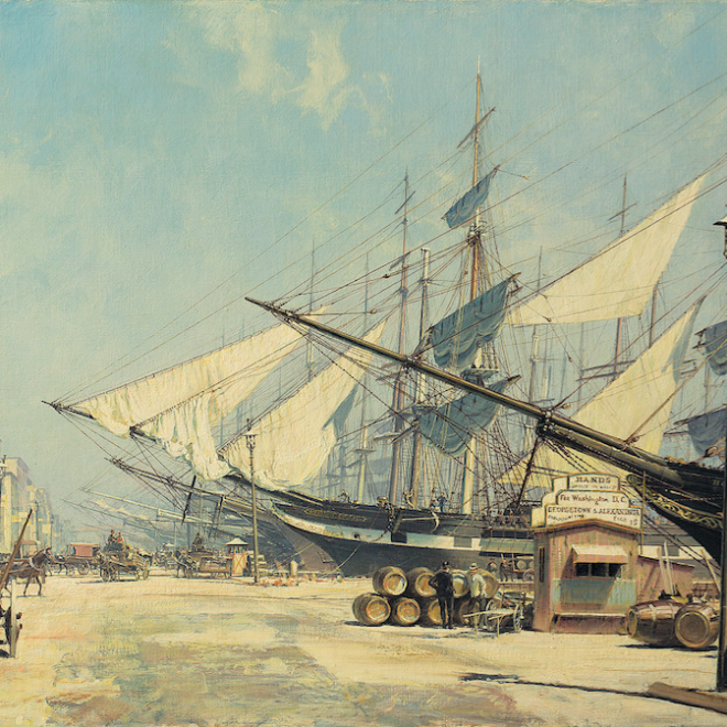 South Street NY - John Stobart 1874