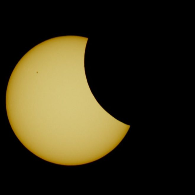 The moon and the sun