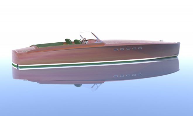 This new design from Stephens Waring Yacht Design will be right at home on the lakes of upstate New York.