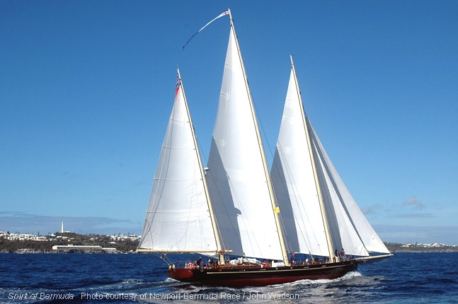 Built in 2006, Spirit of Bermuda will race in the 2012 Newport-Bermuda Race in a new "spirit of tradition" class.