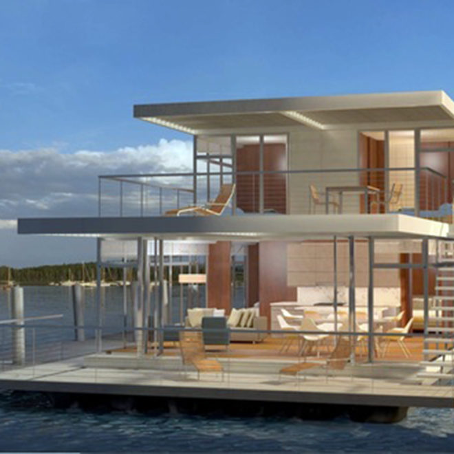 Floating Residence by Stephens Waring