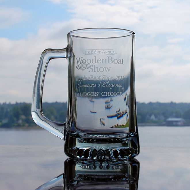 The Concours d'Elegance Trophy, won by French & Webb at the 22nd Annual WoodenBoat Show.