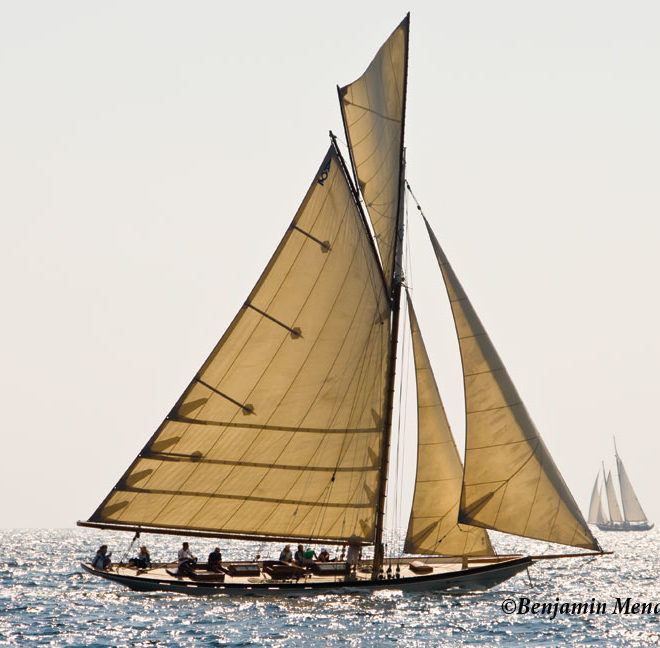 THELMA - 59‚Äô 11‚Äô 6‚Äù sloop designed by Arch Logan and built by Logan Bros., Auckland, New Zealand, 1897.