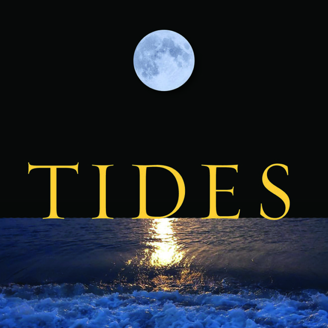 Artwork from the cover of TIDES by Jonathan White