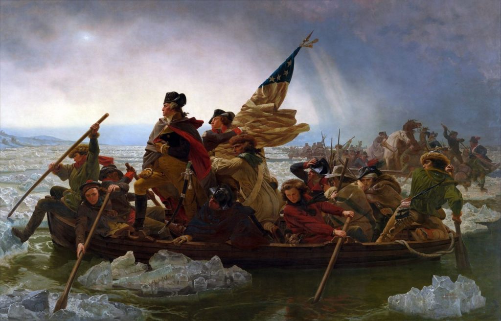 George Washington Crossing the Delaware by Emanuel Leutze