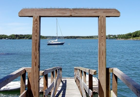 Indiantown Island Dinghy Dock.