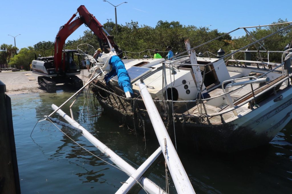 A new law makes it easier for law enforcement, counties and cities to remove derelict boats.