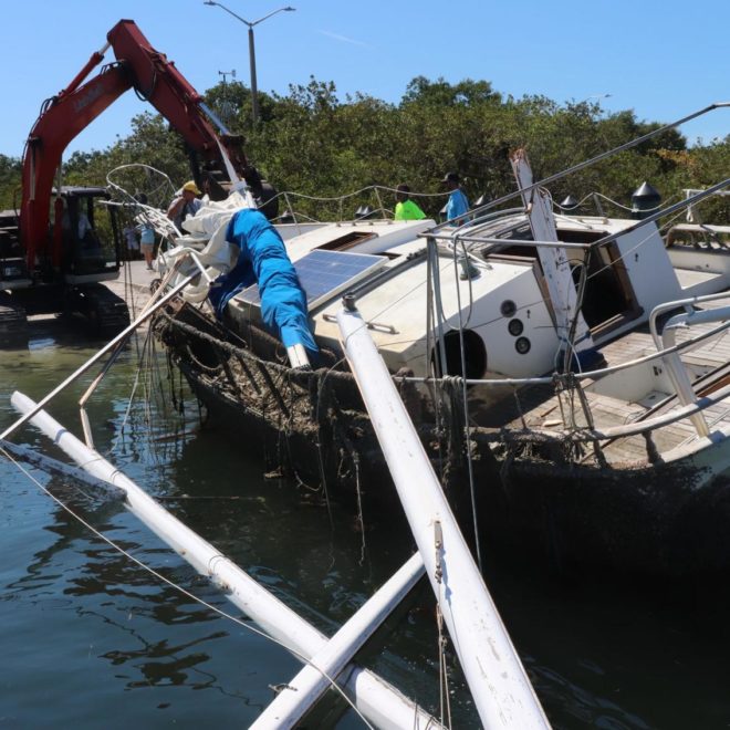 A new law makes it easier for law enforcement, counties and cities to remove derelict boats.