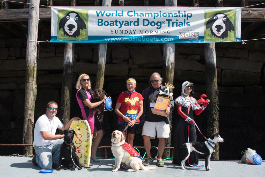 The reigning World Champion, Zola the Wonder Dog (shown) urges canines and their people to put a paw into the ring by July 1 for a chance to compete in the 17th annual trials.