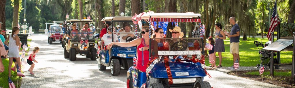 Jekyll Island residents are invited to decorate their bikes, carts, strollers, etc.