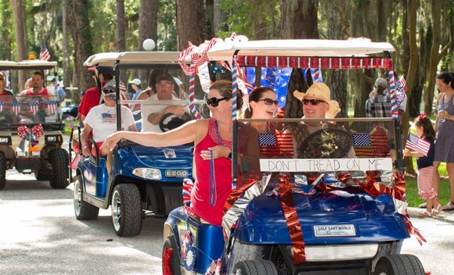 Jekyll Island residents are invited to decorate their bikes, carts, strollers, etc.