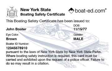 New York now requires all boaters to take a safety course.