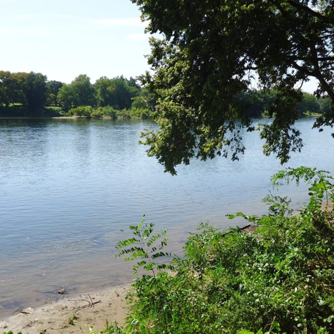 Fishing the Delaware River.