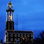 Montauk Lighthouse Christmas Lighting.