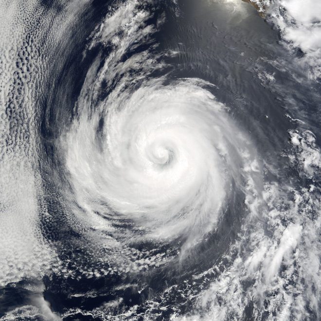 Satellite image of Hurricane Douglas