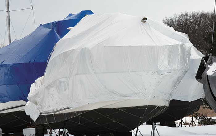 Shrink-wrapped Boat - BoatUS