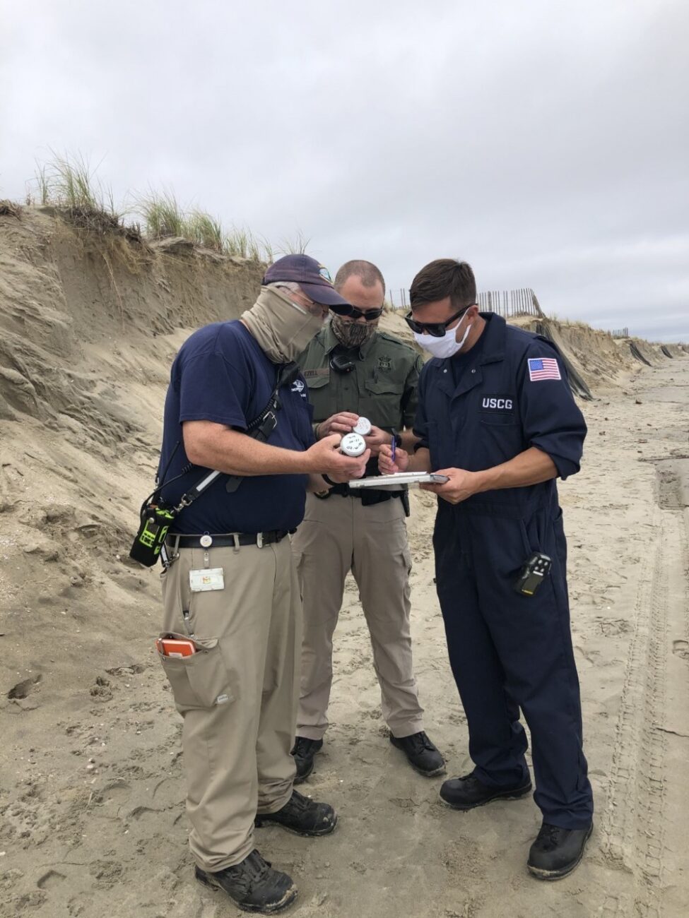 Coast Guard Overseeing Beach Cleanup US Harbors