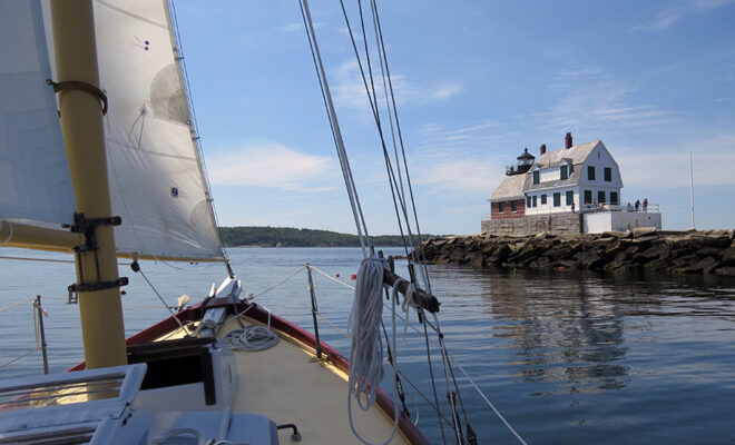 Rockland, ME Breakwater by Bob Trapani, Jr.