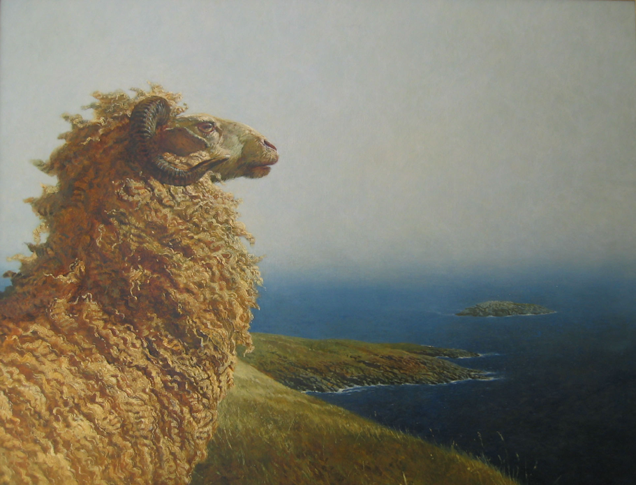 Image: James Wyeth, Islander, 1975, Oil on canvas, 34 x 44 3/8 inches, Collection of the Farnsworth Art Museum