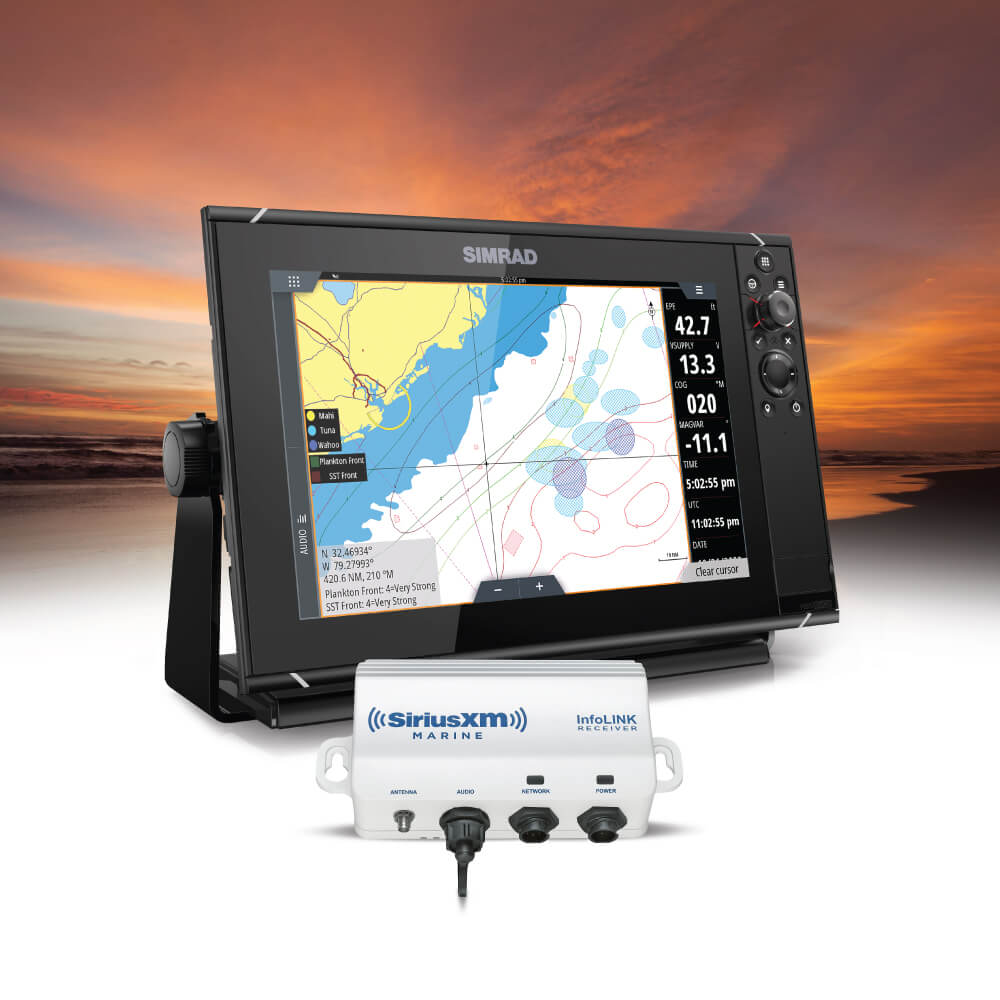 SiriusXM Marine's Fish Mapping on Simrad