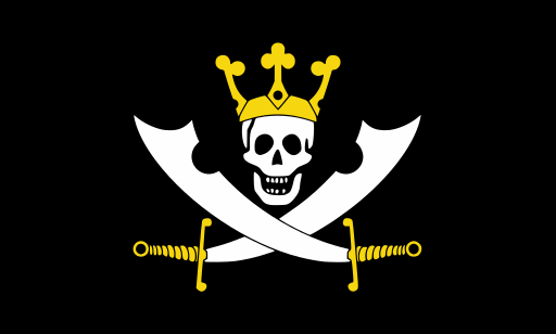 Pirate King Flag Cocowiwi, CC BY-SA 3.0 , via Wikimedia Commons