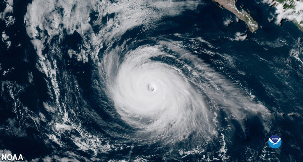 Hurricane Linda (Photo courtesy of NOAA)