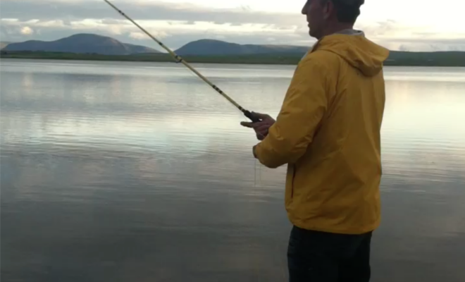Man Fly Fishing