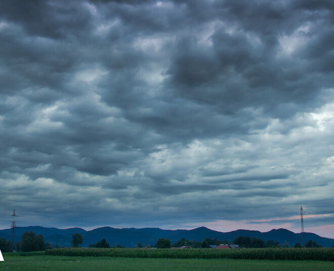 Dark and stormy cloudscape by NOAA