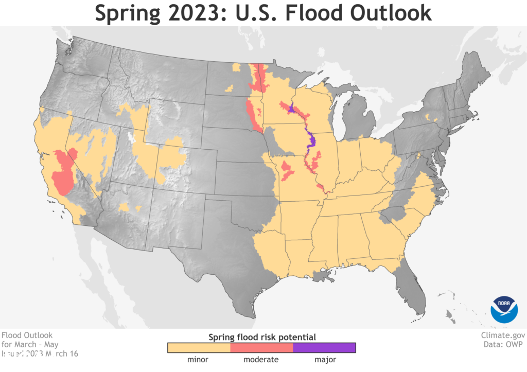 Flood Outlook by NOAA