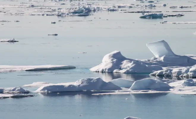 The dwindling Arctic sea ice, Fram Strait from Imaggeo