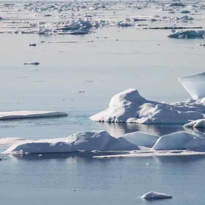 The dwindling Arctic sea ice, Fram Strait from Imaggeo