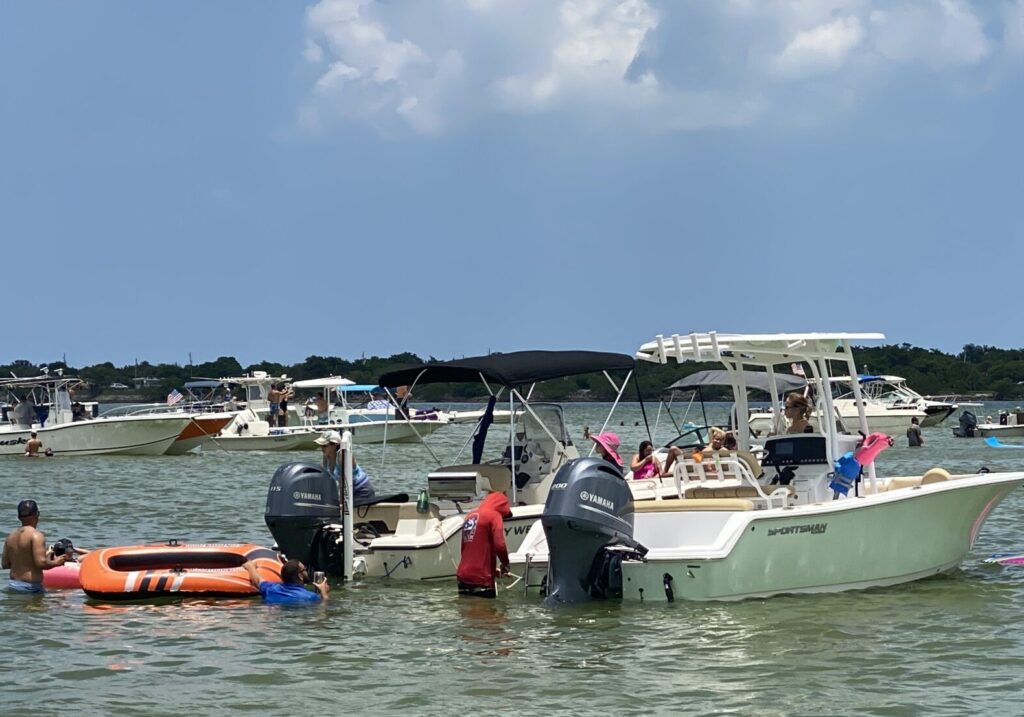 Boats rafting. Photo by Adam Young. Used by Permission.