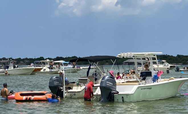 Boats rafting. Photo by Adam Young. Used by Permission.