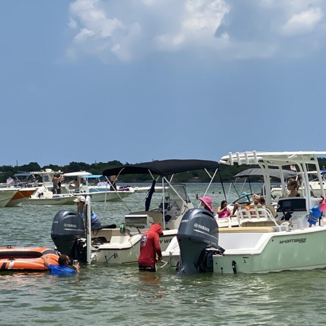 Boats rafting. Photo by Adam Young. Used by Permission.