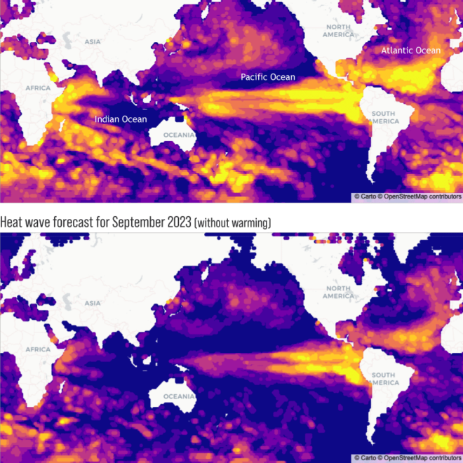 Heat Wave Forecast for September 2023 by NOAA.