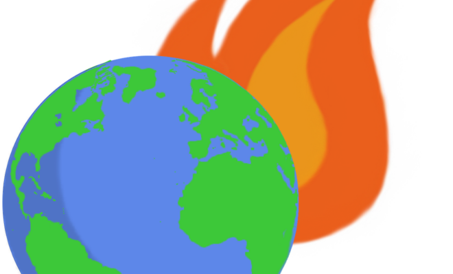 Climate Change by WikkiCommons.