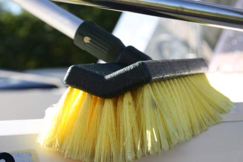 Boat Cleaning Brush. Image provided by Kashmer Interactive.