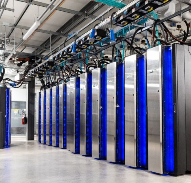 Twin supercomputers Dogwood (pictured here) and Cactus—NOAA's weather and climate operational supercomputing system—just received a 20% upgrade. Located in Manassas, Virginia, and Phoenix, Arizona, respectively, each supercomputer now operates at a speed of 14.5 petaflops. (Image credit: General Dynamics Information Technology (GDIT))