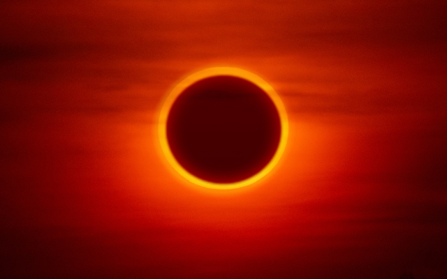 Annular Solar Eclipse. Image from Canva.com