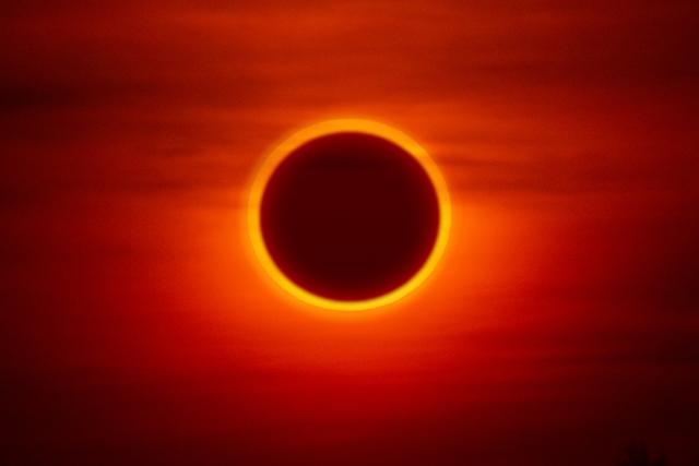 Annular Solar Eclipse. Image from Canva.com