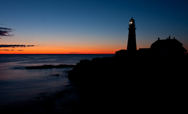 Portland Head Lighthouse Dark | Portland Head Lighthouse