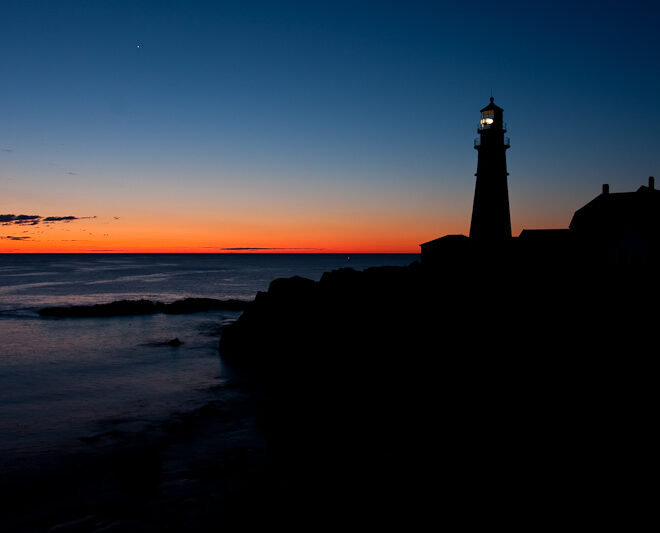 Portland Head Lighthouse Dark | Portland Head Lighthouse