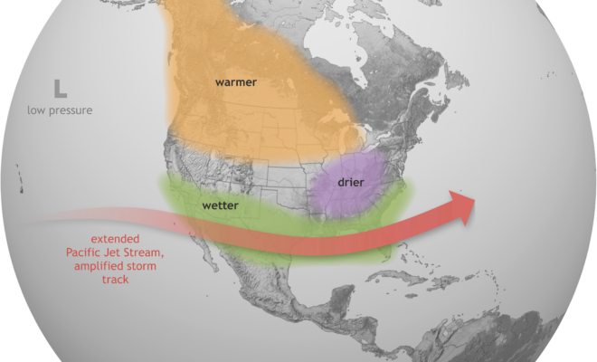 File:Typical North American winter impacts of El Niño, globe.png - Wikimedia Commons