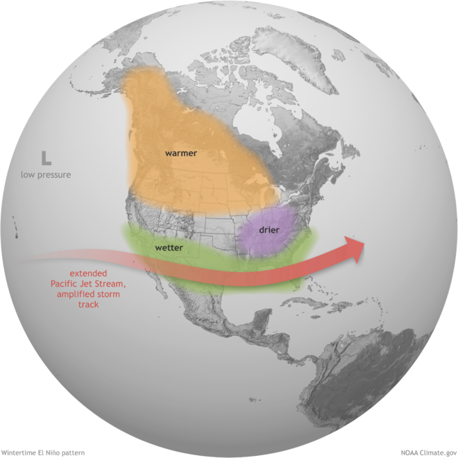 File:Typical North American winter impacts of El Niño, globe.png - Wikimedia Commons