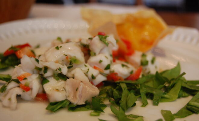 halibut ceviche | excellent | stu_spivack | Flickr