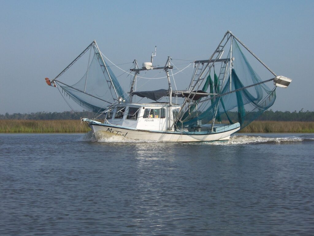 Shrimp boat sinks near Tampa