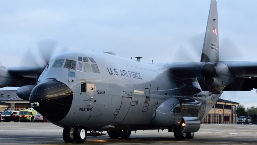 The WC-130J is the workhorse of the 53rd Weather Reconnaissance Squadron (USAF)